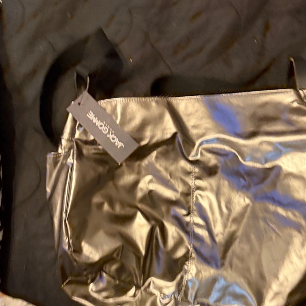 Jack Gomme Silver Shoulder Bag